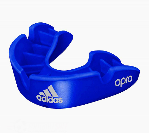 Капа Одночелюстная Adidas Opro Bronze Gen4 Self-Fit Mouthguard adiBP31-blue фото 2
