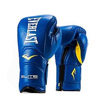 Перчатки Боксерские Everlast Elite Hook Loop Training Gloves P00000680-blue