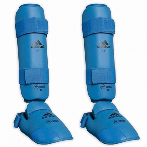 Защита Голени И Стопы Adidas Wkf Shin And Removable Foot 661-35-blue