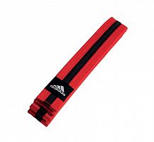 Пояс Для Единоборств Adidas Striped Belt 280 См adiTB02-280-sm-red-blk
