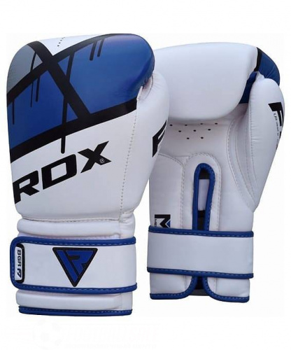 Перчатки Боксерские Rdx Bgr-F7 BGR-F7-wh-blue фото 2